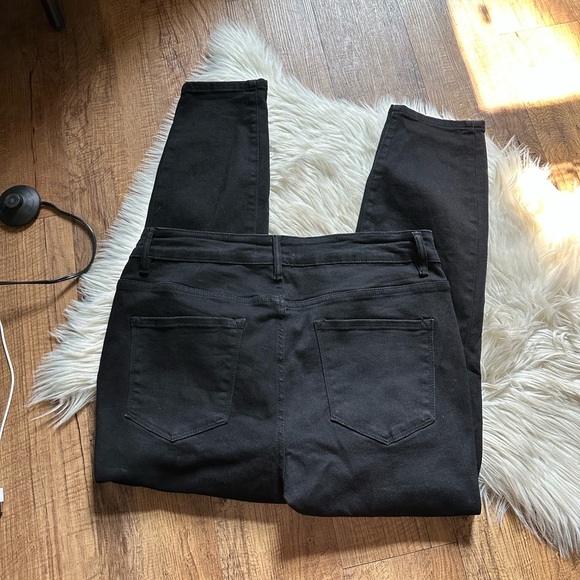 VERVET Mid-Rise Distressed Ankle Skinny Stretch Jean In Black - Picture 6 of 6